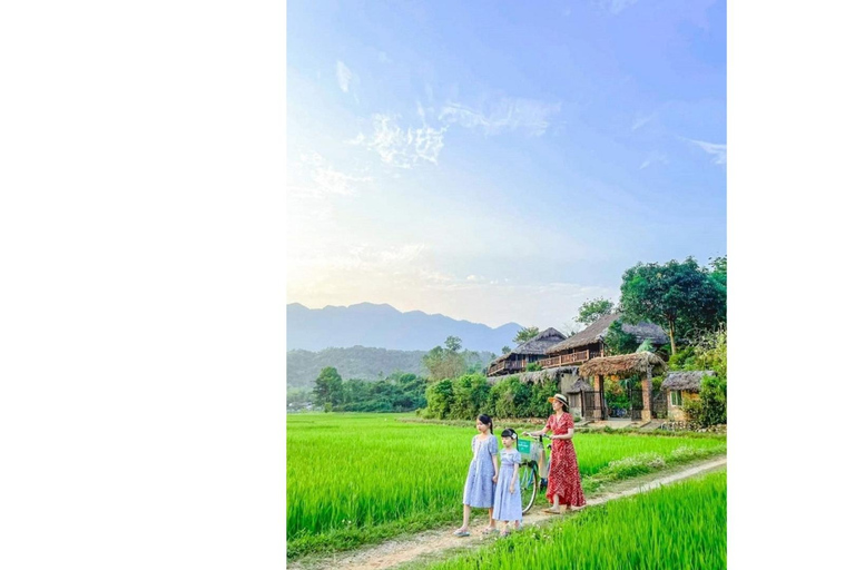 Incredible Mai Chau - Puluong - Ninh Binh: 3 Days, 2 NightsShare a dormitory in Pu Luong and a private room in Tam Coc