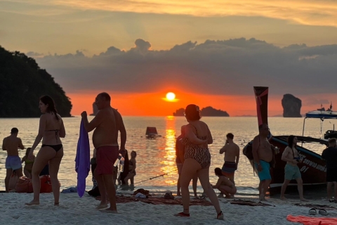 Krabi : Phi Phi & 4 Islands Sunset Boat Tour (excursion en bateau au coucher du soleil)