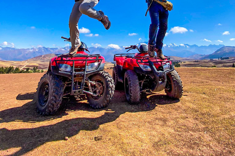 Cusco by ATV: Adventure to the Huaypo Lagoon and the Salt Flats of Maras 02 People on a Quad Bike