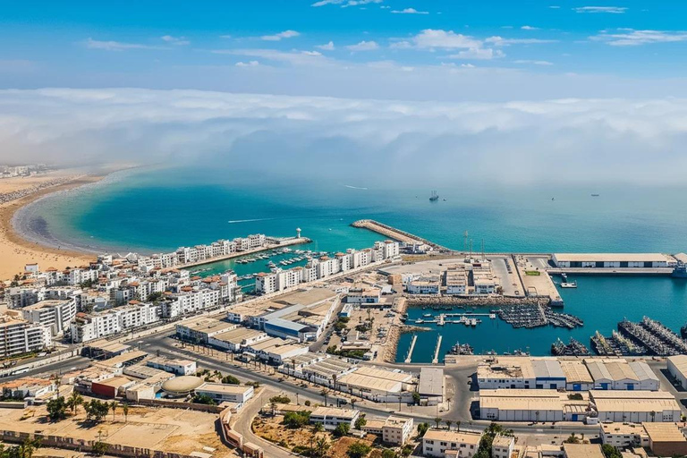 From Agadir: Cable Car Ride with Hotel Transfer and Sunset Pass