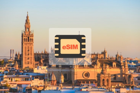 Spain: Europe eSim Mobile Data Plan Daily 300MB/14 Days