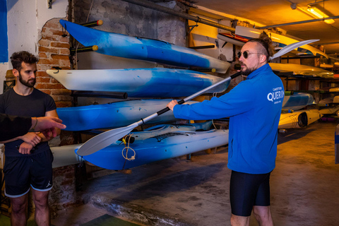 Naturalistic Kayak Class in Venice: training in the lagoonVenice: Scenic Venetian Lagoon Kayaking Tour