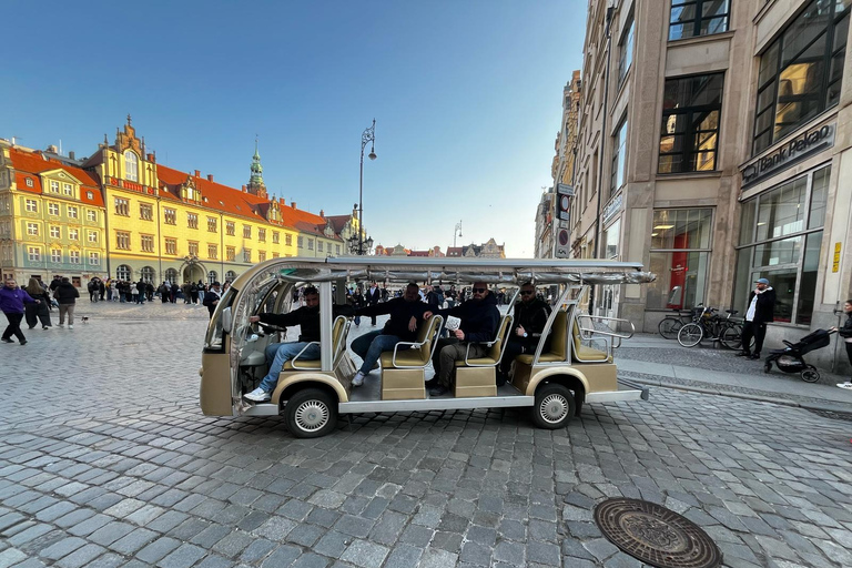 Breslau: No Limit Bier-Stadtführung Sightseeing mit dem Golfwagen1,5 Stunden Stadtführung mit Bier so viel du trinken kannst