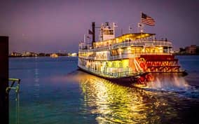 New Orleans: Evening Steamboat Jazz Cruise + Optional Dinner