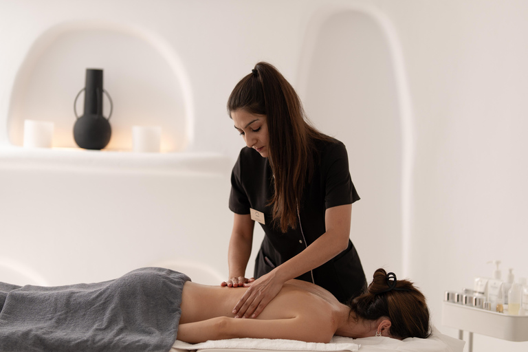 Santorini: Face & Body Massage + Jacuzzi Access