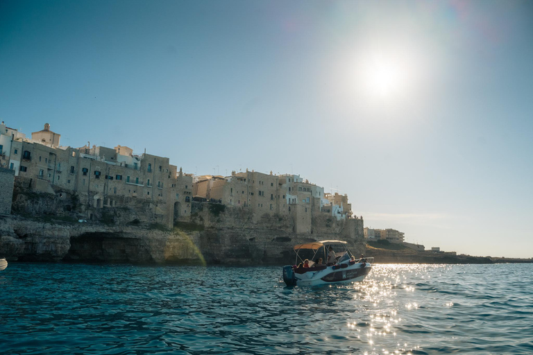 Polignano Sea Caves: Boat Tour with Snorkeling & Aperitif Sea Caves Boat Tour from San Vito