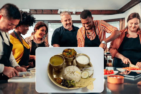 Kathmandu: Local Tea and Dal-Bhat Cooking Class