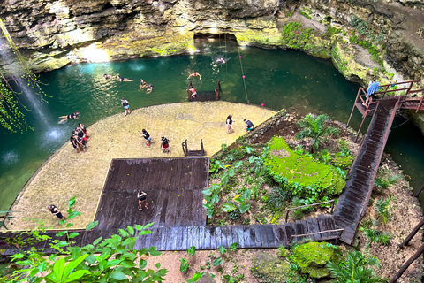 Cancun: Excursão a Chichen Itza, Cenote e Valladolid com almoçoTour particular com serviço de busca no hotel