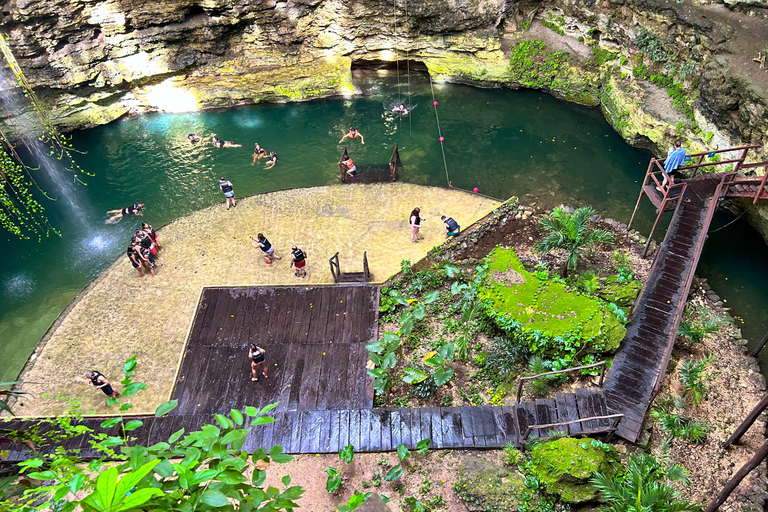 Cancún: Chichen Itza, Cenote & Valladolid Tour met LunchGedeelde tour met trefpunten