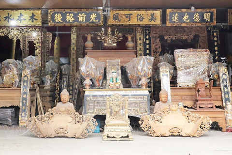 Hanoi: Duong Lam, Carpentry & Silk Village Or Incense & Hat Private: Incense Village & Hat Village & Silk Village