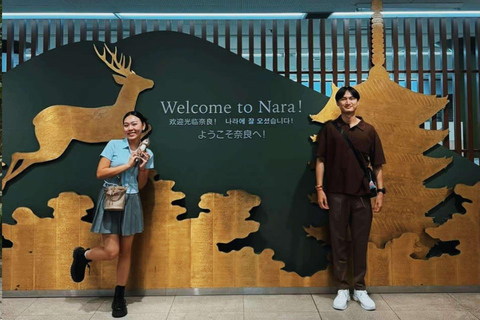 奈良公园：隐秘小径与鹿群导览之旅（含接送服务）