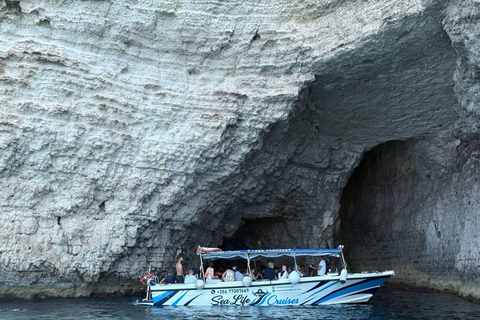 Blue & Crystal Lagoons of Comino & Gozo – Sea Caves Cruise Sunset Tour Experience