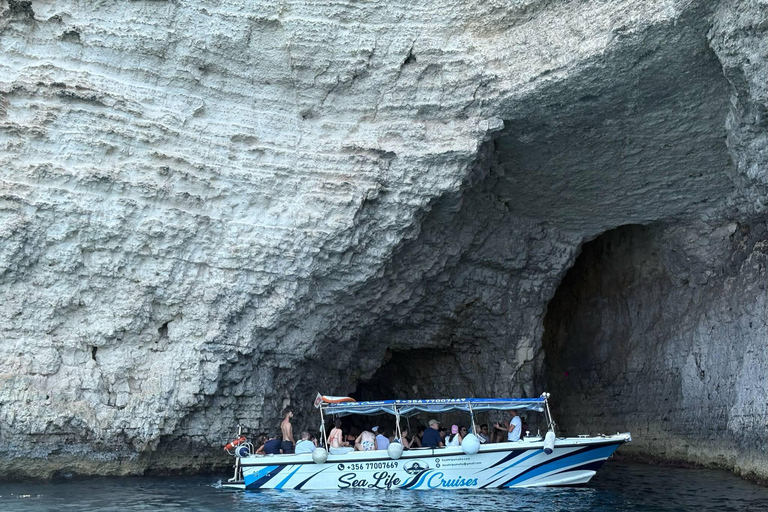 Blue & Crystal Lagoons of Comino & Gozo – Sea Caves Cruise Sunset Tour Experience