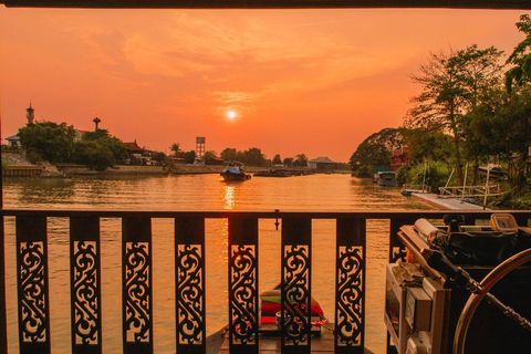 Bangkok: Ayutthaya Temples Day Trip with Sunset Cruise