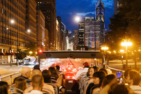 Chicago: Sunset Tour by Open-top Bus with Live Guide Panoramic Sunset Tour