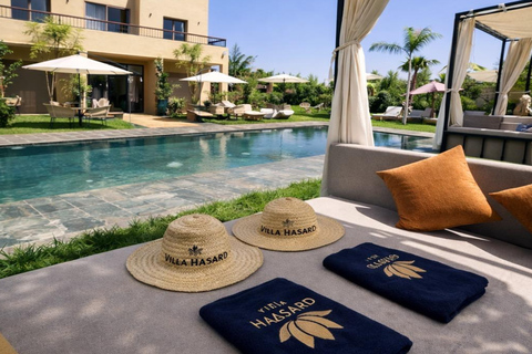 From Marrakesh: Pool Day Pass in Atlas Mountains with Lunch Refreshing Pool Escape: Enjoy Lunch and Easy Pickup