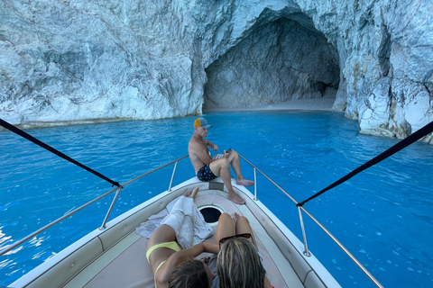 Zakynthos: Privévaart Tour Schildpaddeneiland Grotten Mizithres