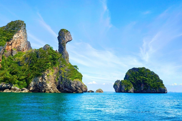 From Ao Nang: Phi Phi Islands, 4 Islands Tour w/ Sunset BBQ