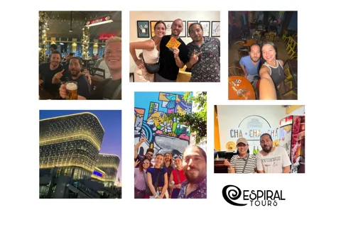 Historic Downtown Walking Tour Day and Night life