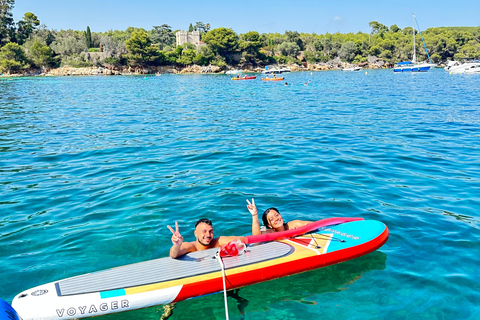 Golf-Juan: Sailing day tour with Snorkeling at the island