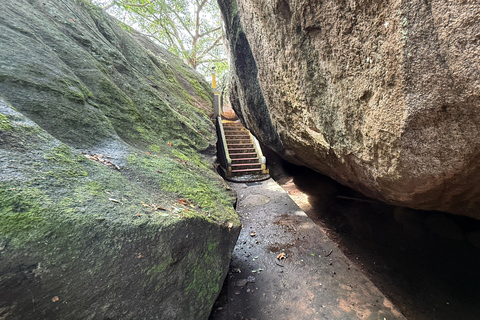 From Colombo: Cave Temples, Jungle Trek & Waterfall Swim