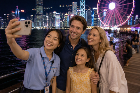 Hong Kong: Victoria Harbour Night Walk & Symphony of Lights