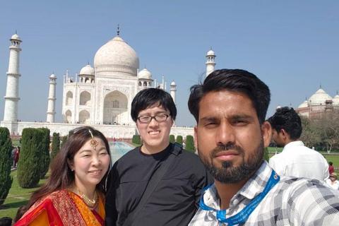 From Delhi: Taj Mahal & Agra Private Day Trip with Transfers Tour with Private Car, Driver and Local Expert Tour Guide