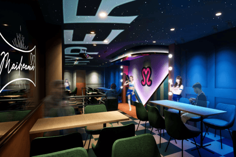 Nagoya Osu Akamon Street: Maid Cafe Exp. Maidreamin Dinner Plan