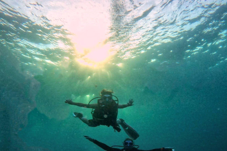 Cancún: Experiencia de Buceo por Primera Vez con 2 Tanques