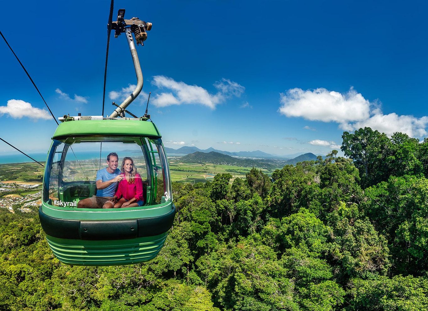 Fra Cairns: Selvguidet Kuranda-tur med tog og Skyrail