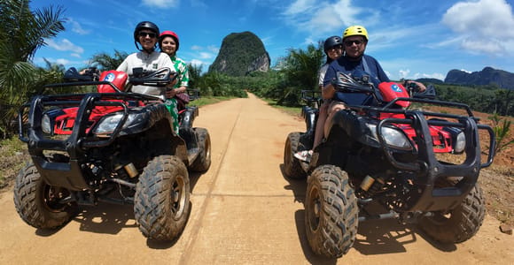 Krabi: Guided ATV 30,45,60 Minute+Swimming Khlong Nam Sai