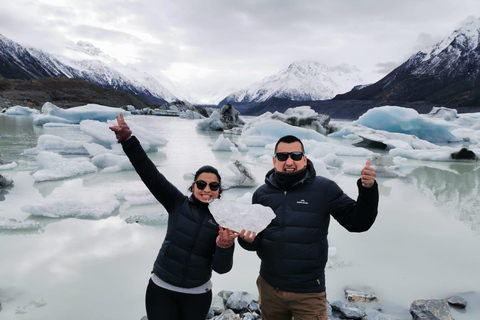 Depuis Christchurch : Excursion aller simple à Queenstown via Mt Cook