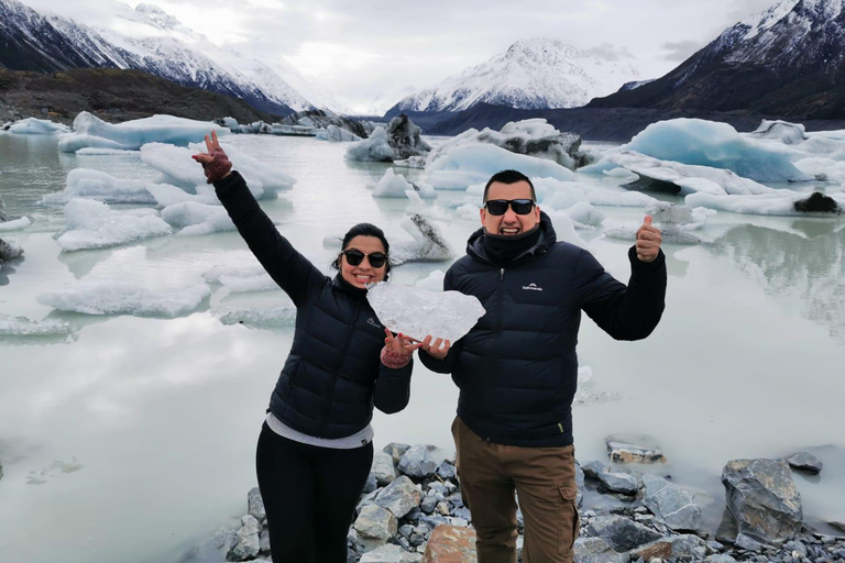 Da Christchurch: Tour di 1 viaggio a Queenstown via Mt Cook