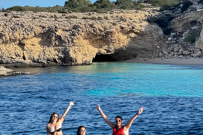 Ibiza: Crucero de día completo por Formentera con paella y bebidas