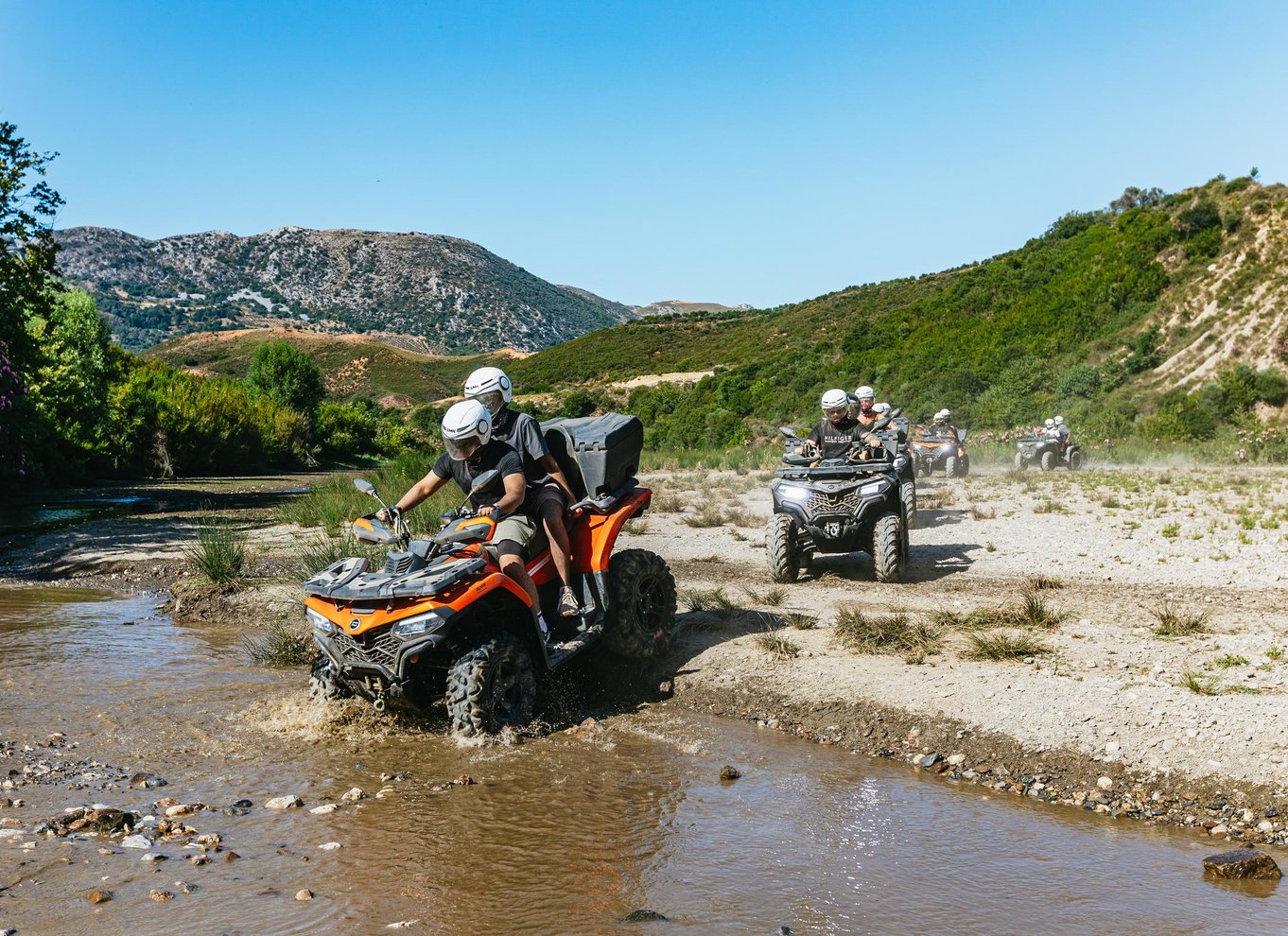 Fra Rethymno: Halvdags quad bike-safari