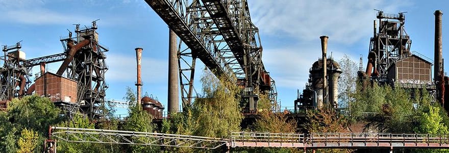Parc paysager de Duisbourg Chasse au trésor GPS dans une ancienne usine sidérurgique