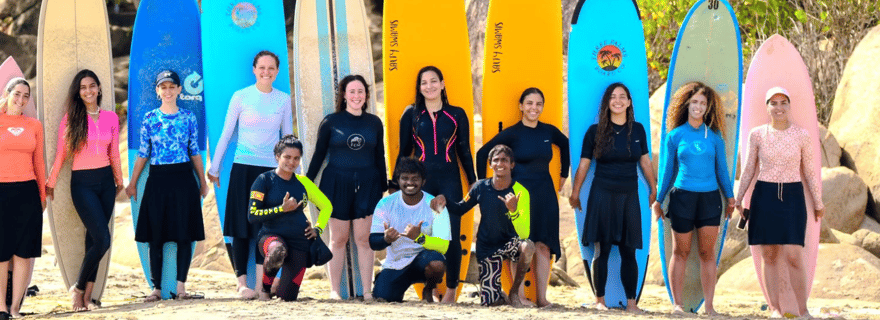 Hiriketiya et Waligama : cours de surf