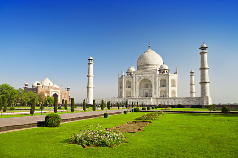 Agra Taj mahal tour met Yoga Meditatie Dezelfde dagAgra Taj Mahal Yoga Meditatie Tour