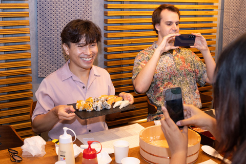 شيبويا طوكيو: دورة تحضير السوشي (نباتي/حلال)قائمة السوشي العادية (خالية من الغلوتين *تشمل الأسماك)