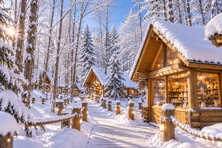 From Sapporo: Biei Snow Experience & Optional Buffet Buffet Lunch included