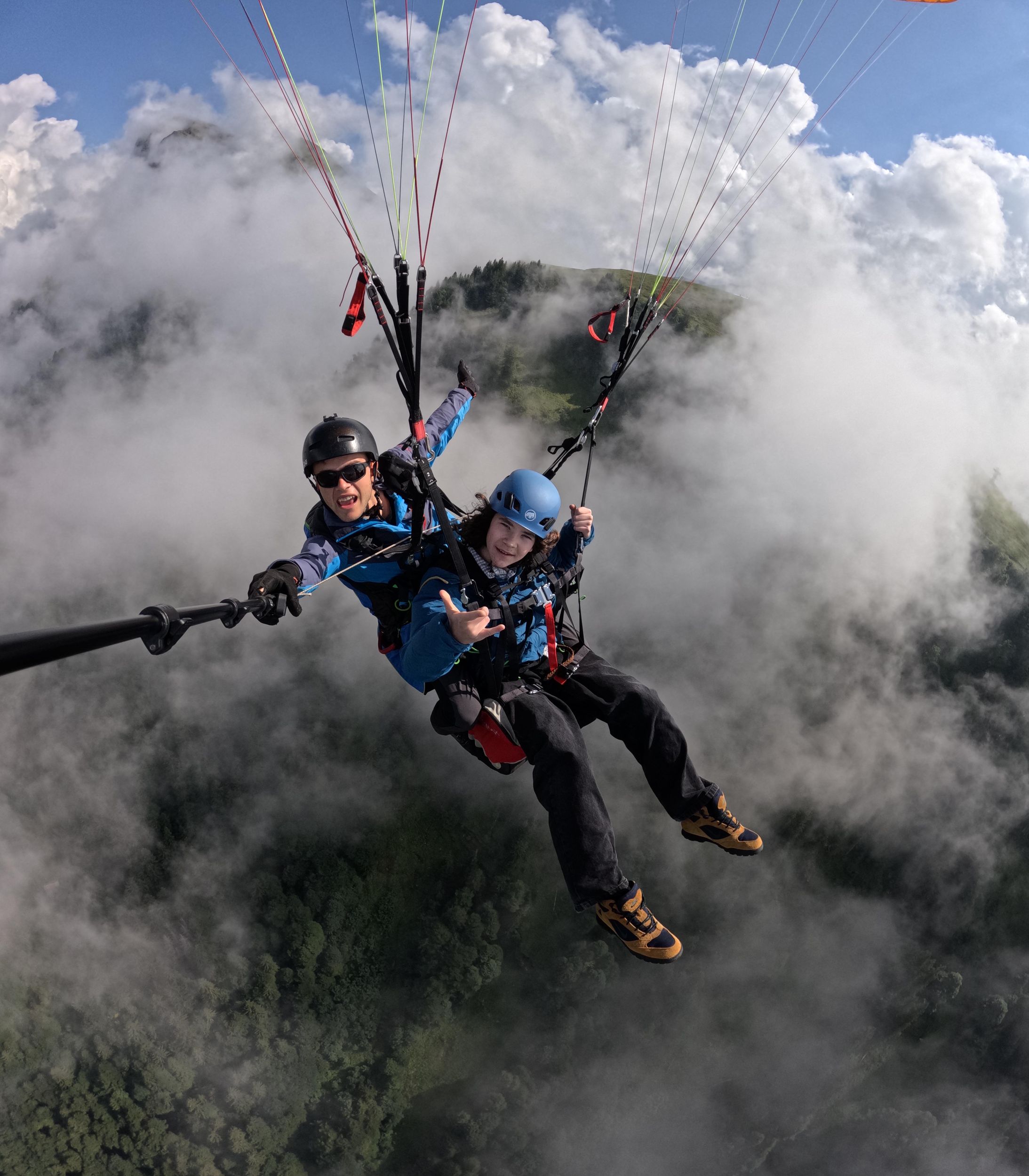 Lenk: Paragliding Tandemflug