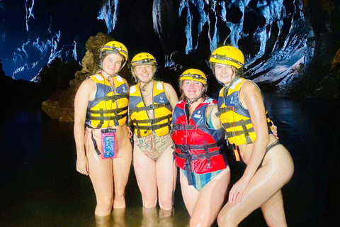 Phong Nha: Zipline Dark Cave & Paradise Cave Exploration Option 4: Full Adventure Experience - Drop-off in Hue