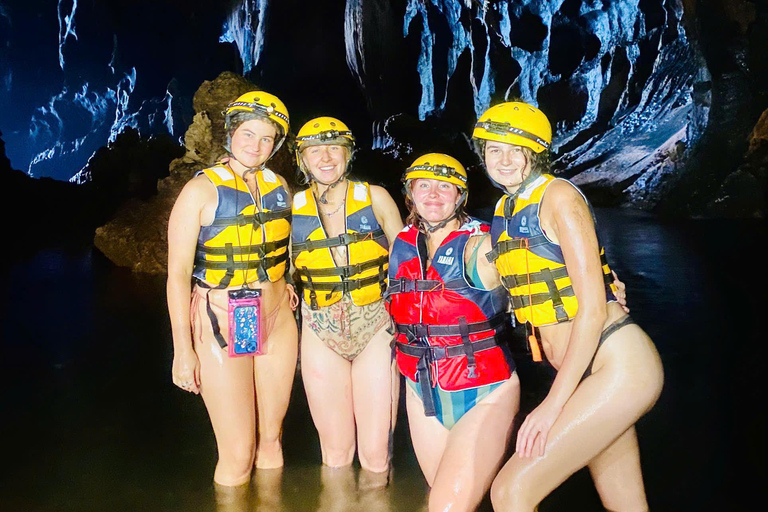 Phong Nha: Zipline Dark Cave & Paradise Cave Exploration Option 4: Full Adventure Experience - Drop-off in Hue