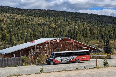 Skagway: Klondike Highway &amp; Yukon bustour met Husky Kennel