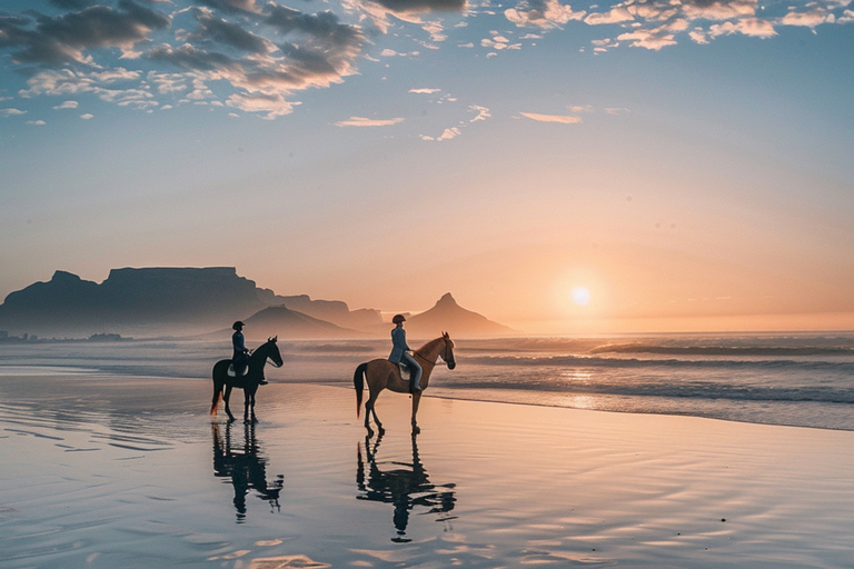 Le Cap : balade à cheval à Long Beach