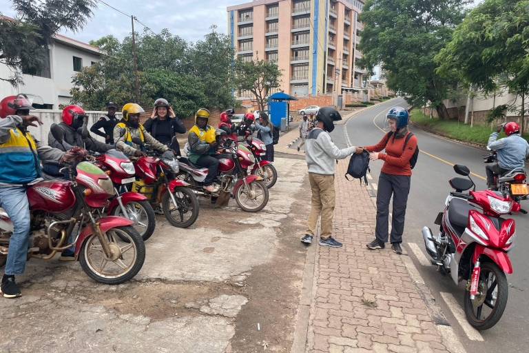Tour de ville gratuit à Kigali en motocyclette