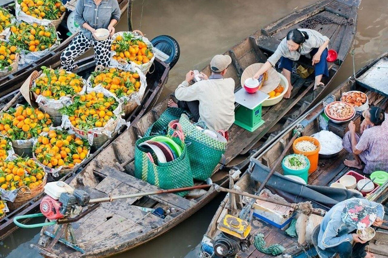 Hochiminh: Mercato galleggiante di Cai Rang e Delta del Mekong 1 giorno