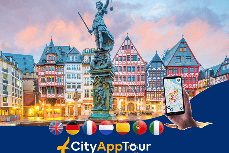 Frankfurt em 1 dia: Excursão a pé com guia digital€ 20 - Ingresso para grupos (3-6 pessoas)