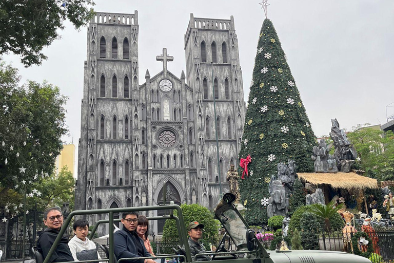 Hanoi: Half‑Day Jeep City Tour, Landmarks & Local Food