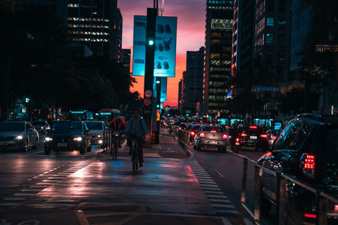 Sao Paulo: Panoramic By Night Tour with Barbecue Dinner